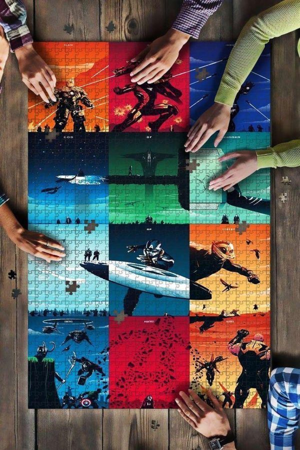 Movie Characters Avengers Jigsaw Puzzle Set