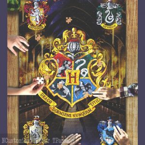 Movie Harry Potter, Hogwarts School Of Witchcraft And Wizardry Jigsaw Puzzle Set