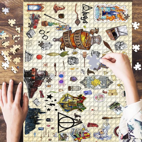 Movie Harry Potter, Icons Jigsaw Puzzle Set