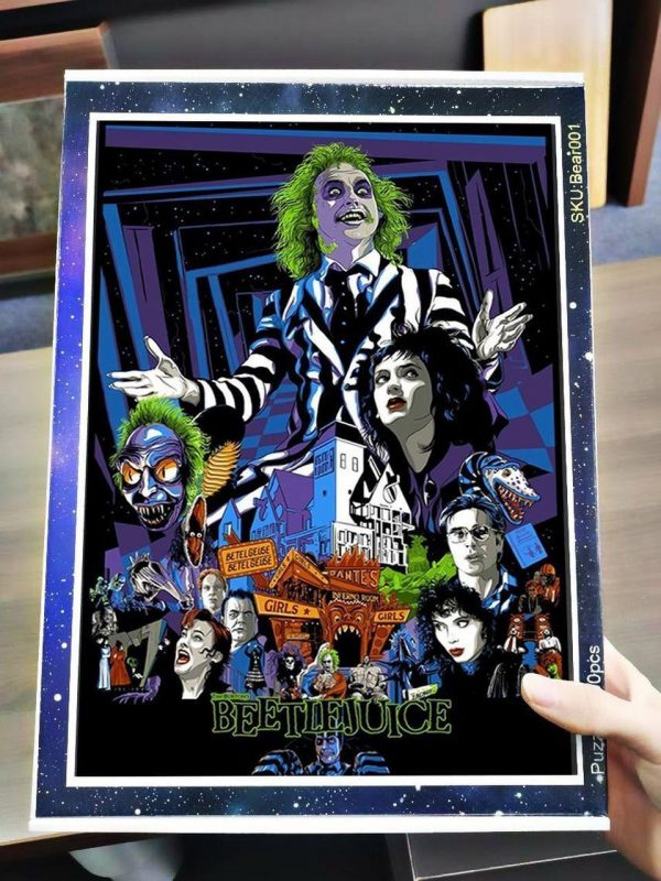 Movie Horror, Beetlejuice Jigsaw Puzzle Set