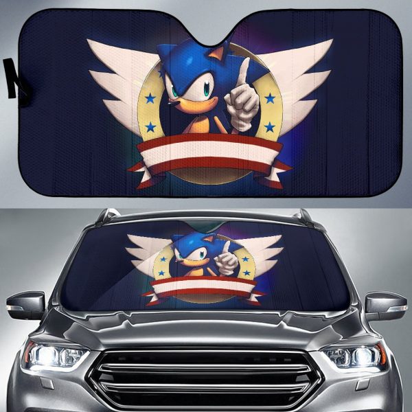 Movie Sonic The Hedgehog Car Auto Sun Shade