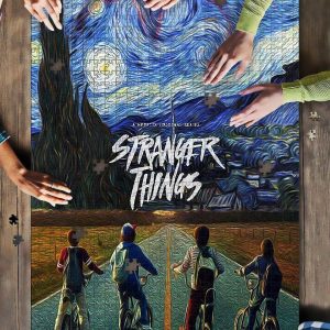 Movie Stranger Things The Starry Night Jigsaw Puzzle Set