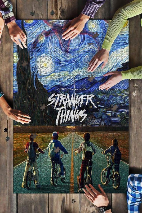 Movie Stranger Things The Starry Night Jigsaw Puzzle Set