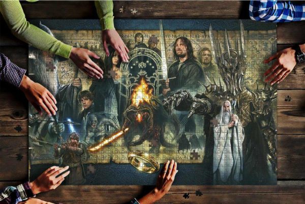 Movie The Lord Of The Rings Jigsaw Puzzle Set