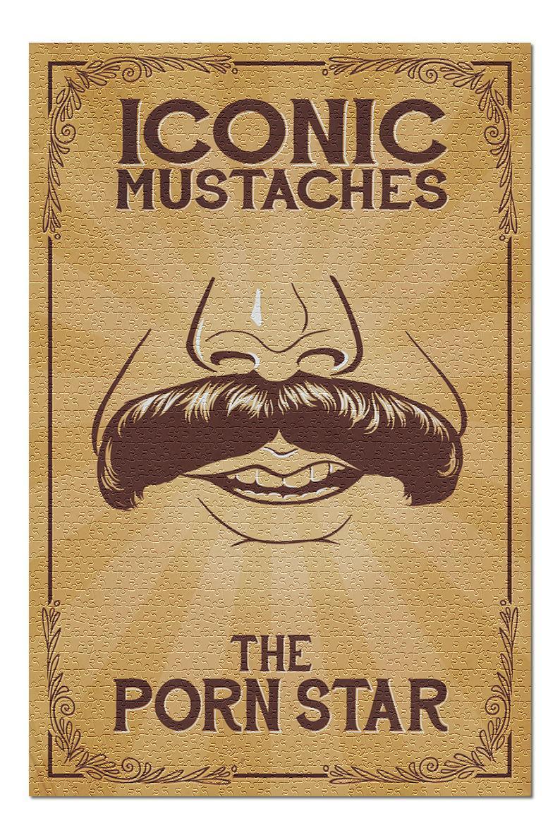 Mustaches Porn Star Jigsaw Puzzle Set 1558