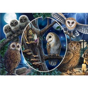 Mysterious Owls Jigsaw Puzzle Set