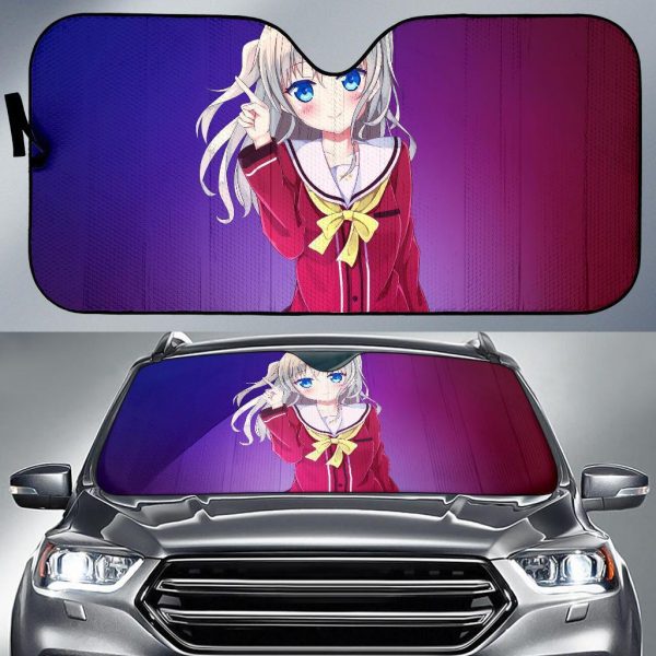 Nao Tomori Anime Girls Anime Car Auto Sun Shade