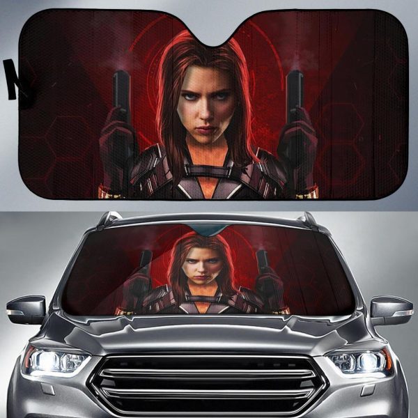 Natasha Black Widow Car Auto Sun Shade