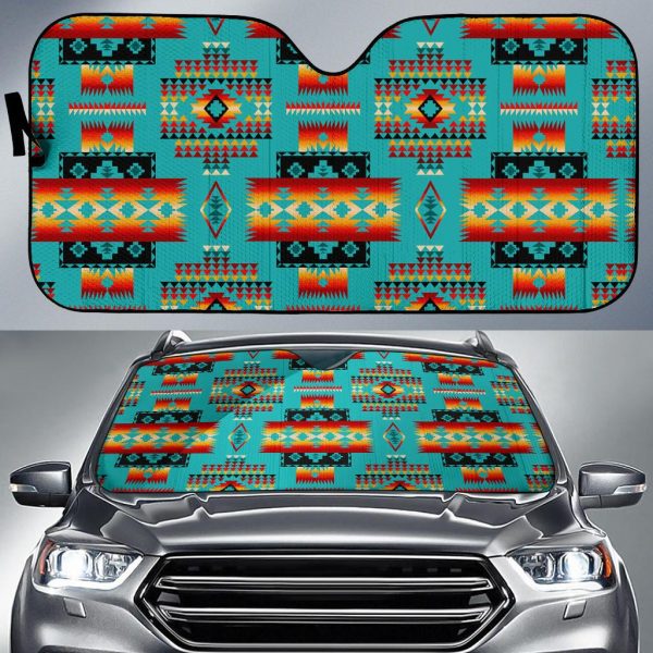 Native American Design Car Auto Sun Shade