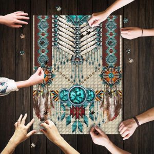 Native American Pattern Jigsaw Puzzle Set