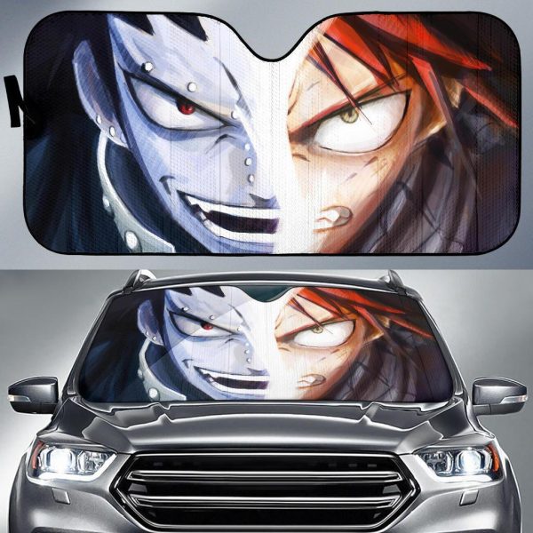 Natsu And Gajeel Fairy Tail Animes Car Auto Sun Shade