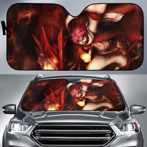 Natsu & Dragon Dragneel Fairy Tail Car Auto Sun Shade