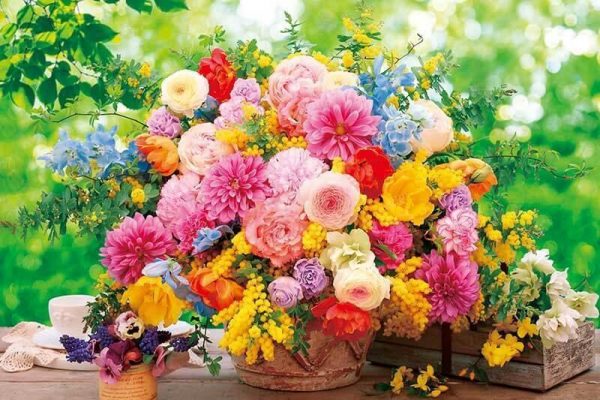 Natural Flower Jigsaw Puzzle Set