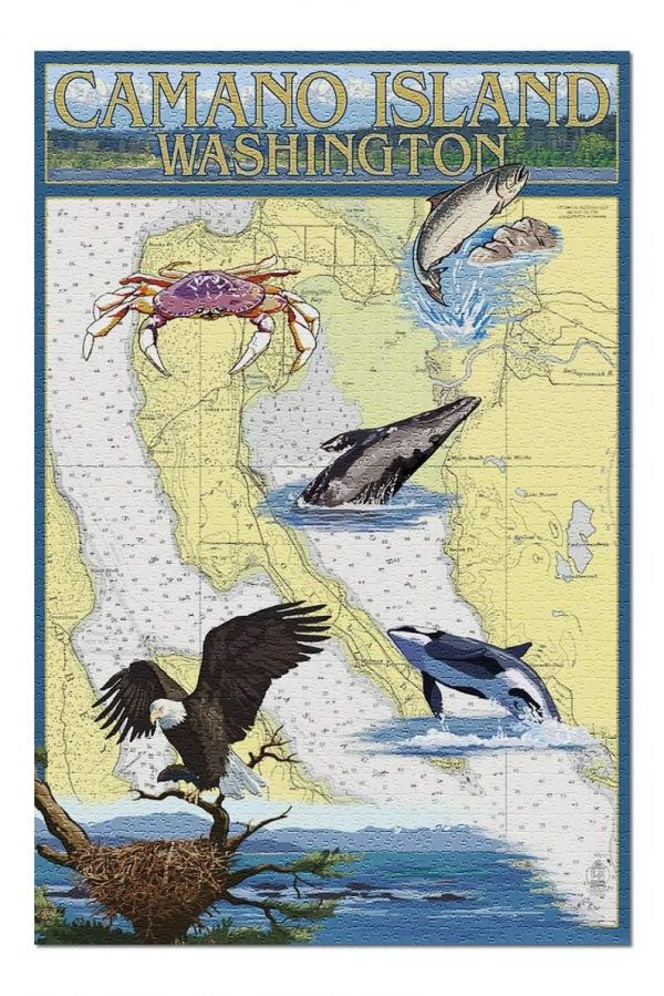 Nautical Camano Island Jigsaw Puzzle Set