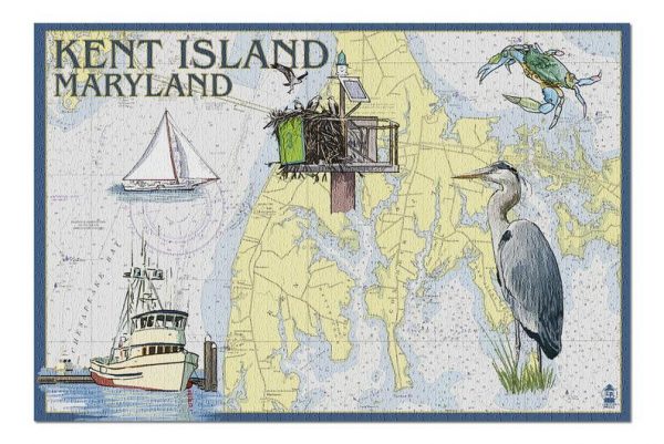 Nautical Kent Island Jigsaw Puzzle Set