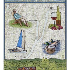 Nautical Keuka Lake Jigsaw Puzzle Set