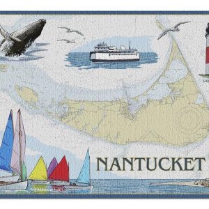 Nautical Nantucket Jigsaw Puzzle Set