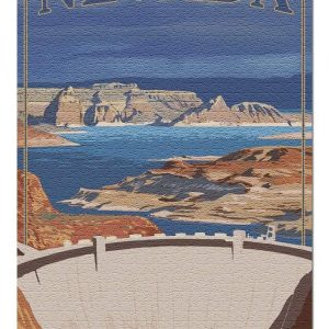 Nevada Lake And Dam Jigsaw Puzzle Set