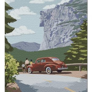 New Hampshire Family On Roadway Jigsaw Puzzle Set