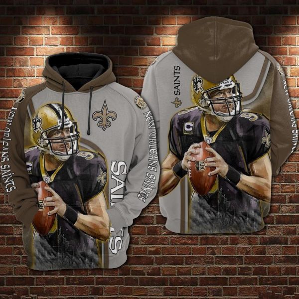 New Orleans Saints 3D Printed Hoodie/Zipper Hoodie