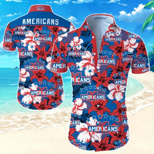 New York Americans Hawaiian Shirt Summer Button Up