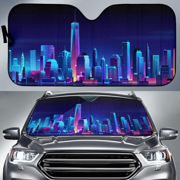 New York Citys Car Auto Sun Shade