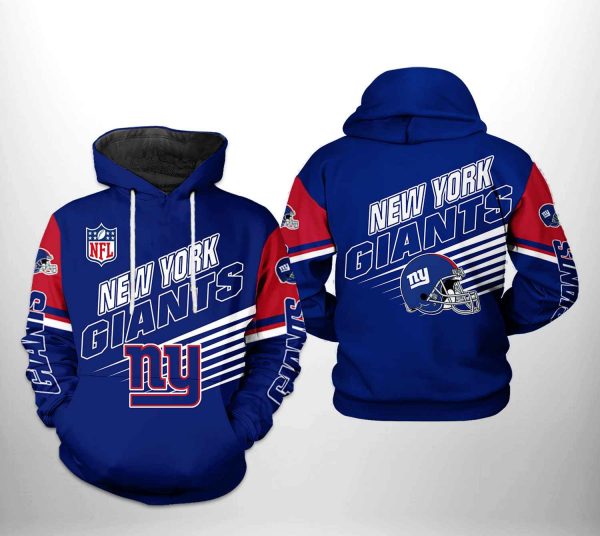 New York Giants NFL Team 3D Printed Hoodie/Zipper Hoodie