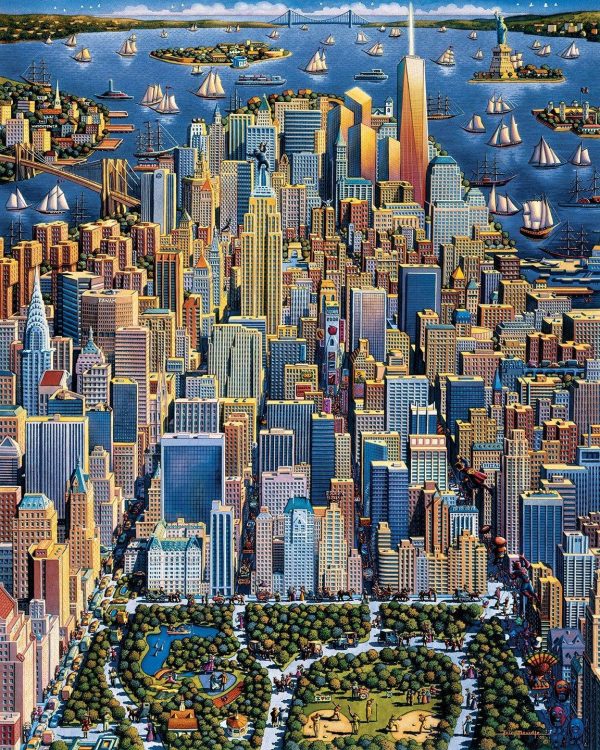 New York Jigsaw Puzzle Set