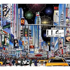 New York Time Square Jigsaw Puzzle Set