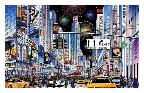 New York Time Square Jigsaw Puzzle Set