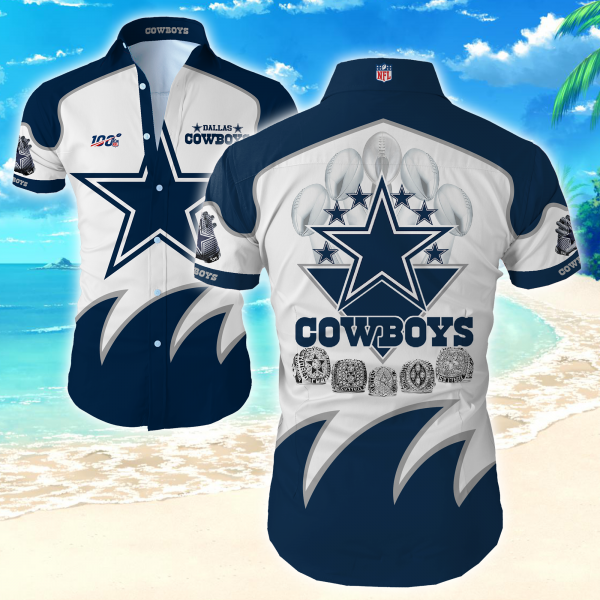 Nfl Dallas Cowboys Hawaiian Shirt Summer Button Up