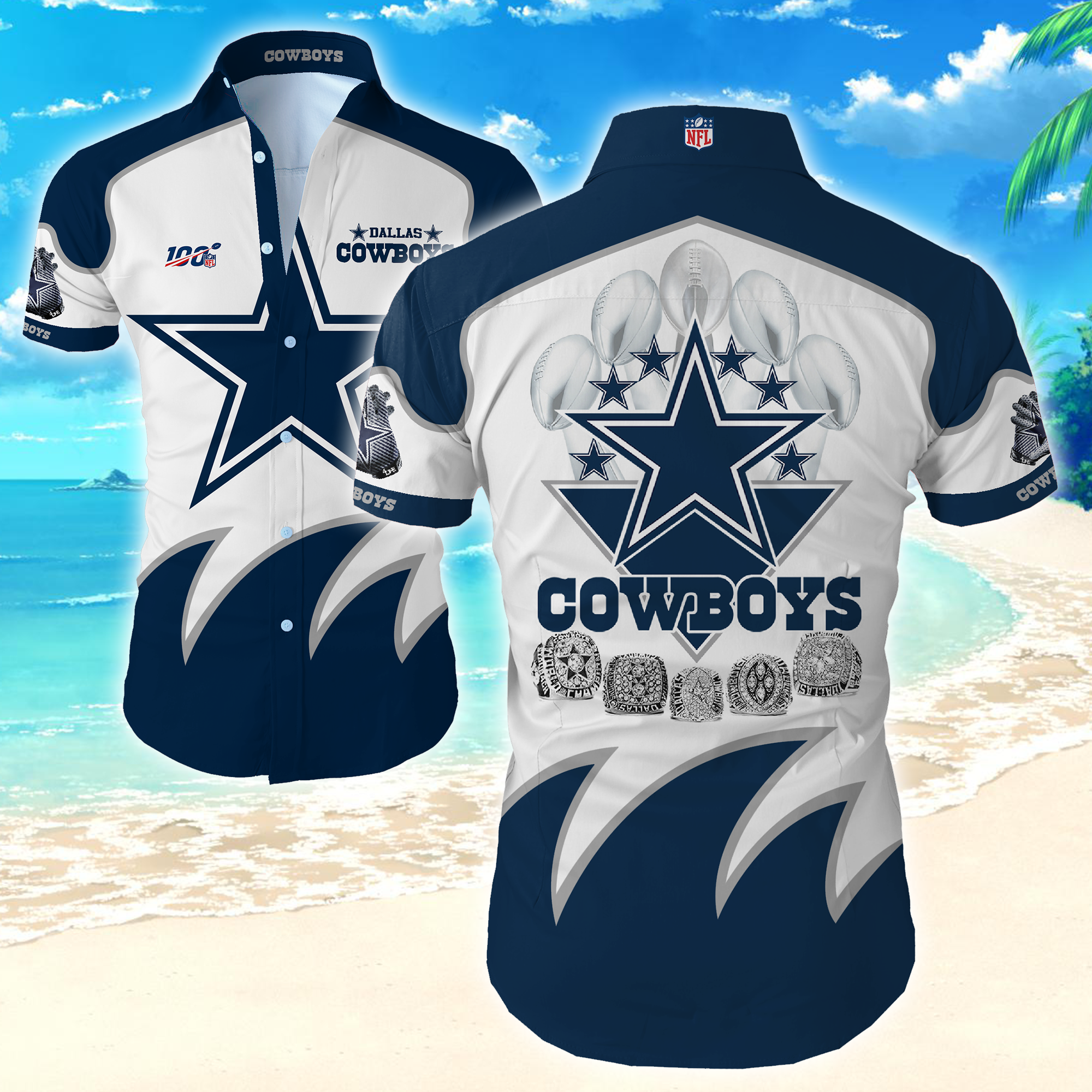 Dallas Cowboys Button Up Shirt Mens Dallas Cowboys Hawaiian Shirt And  Shorts Dallas Cowboys Shirts Near Me Nfl Dallas Cowboys Football Game NEW -  Limotees