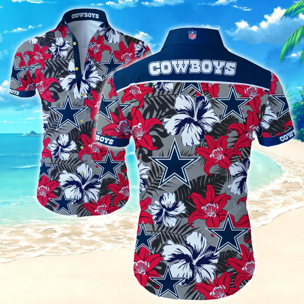 Nfl Dallas Cowboys Hawaiian Shirt Summer Button Up