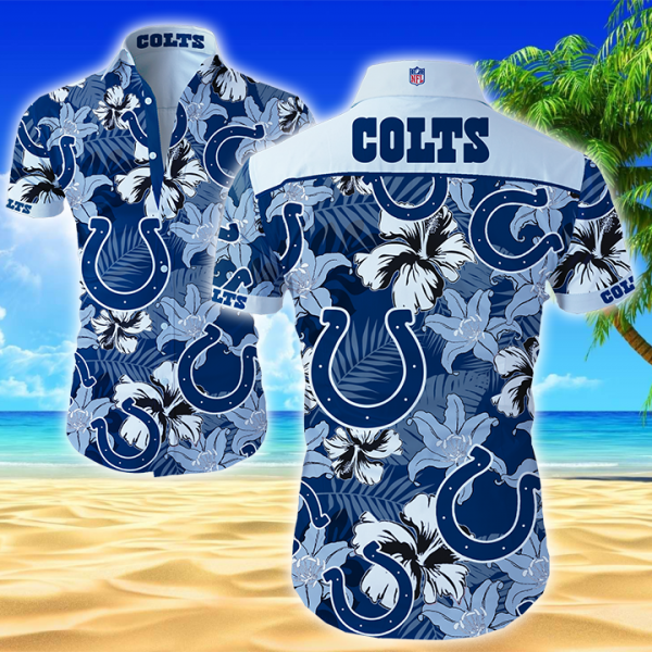 Nfl Indianapolis Colts Hawaiian Shirt Summer Button Up