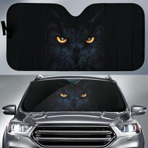 Night Owl Eyes Car Auto Sun Shade