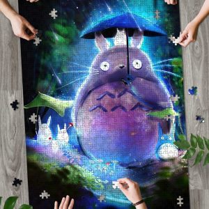 Night Rain Totoro Jigsaw Puzzle Set