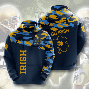 Notre Dame Fighting Irish American Football 3D Printed Hoodie/Zipper Hoodie