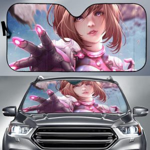 Ochaco Uraraka Anime Girls Anime Car Auto Sun Shade