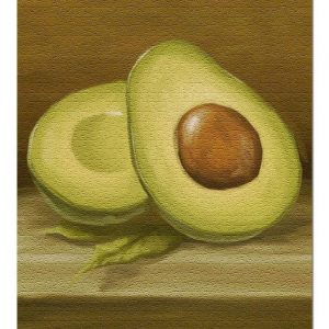 Oil Painting Avocado Jigsaw Puzzle Set