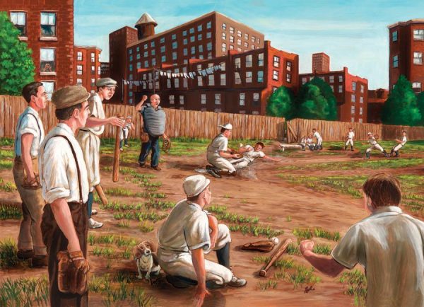 Old Time Baseball Jigsaw Puzzle Set