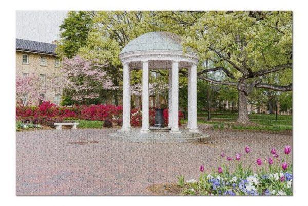 Old Well In Chapel Hill Jigsaw Puzzle Set