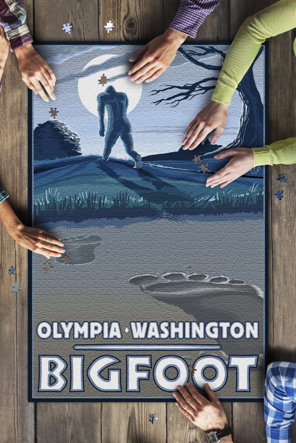 Olympia, Washington Bigfoot Jigsaw Puzzle Set