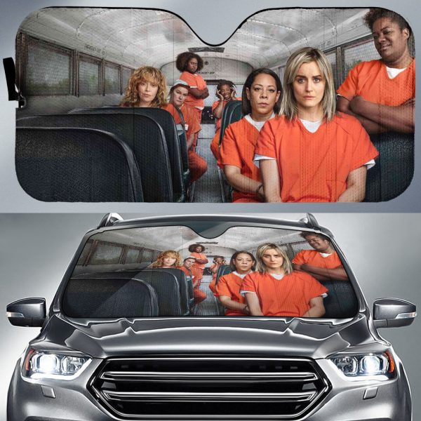 Orange Is The New Black Car Auto Sun Shade