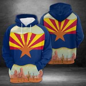 Our Arizona 3D Printed Hoodie/Zipper Hoodie