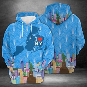 Our New York 3D Printed Hoodie/Zipper Hoodie