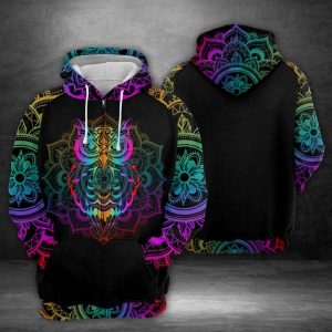 Owl 3D Printed Hoodie/Zipper Hoodie