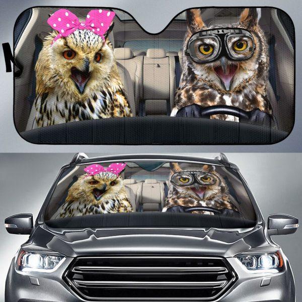 Owl Car Auto Sun Shade