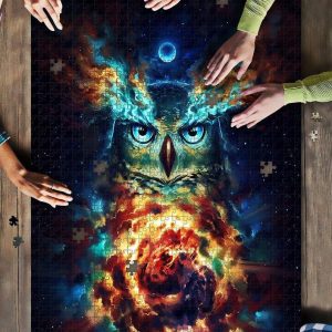 Owl Cute Galaxy Jigsaw Puzzle Set