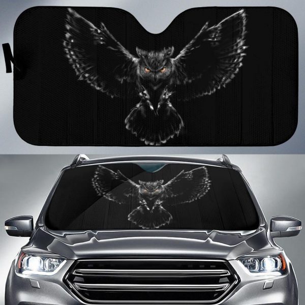 Owl In The Night Car Auto Sun Shade