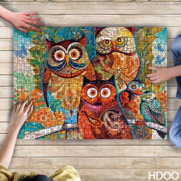 Owl Jigsaw Puzzle Set